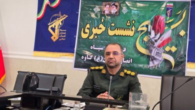 سرهنگ عبدالله اسکندری فرمانده سپاه انصارالحسین(ع) شهرستان گناوه