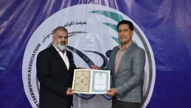 تقدیر از عملکرد موفق هادی عرب‌زاده در هیئت تکواندو استان بوشهر