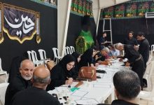 برگزاری کارگاه خوشنویسی به مناسبت دهه محرم در حسینیه امیرالمومنین (ع) گناوه