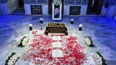 قاب ماندگار از مزار مطهر رهبر شهید انقلاب